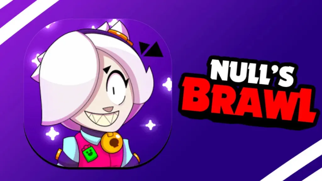 a cartoon character on a purple background
